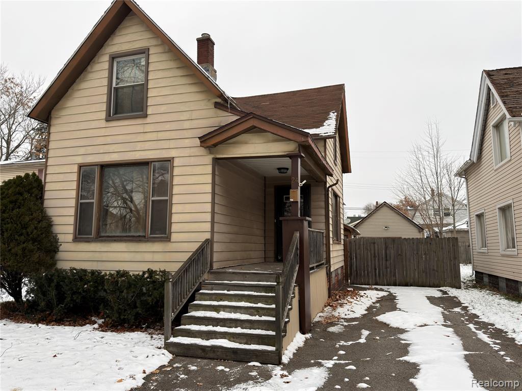 24 W James Street, River Rouge, MI 48218 — front exterior