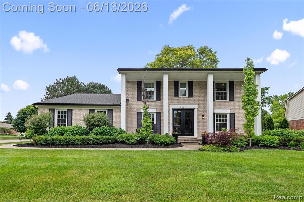 45045 Turtlehead Drive, Plymouth, MI 48170 — front exterior