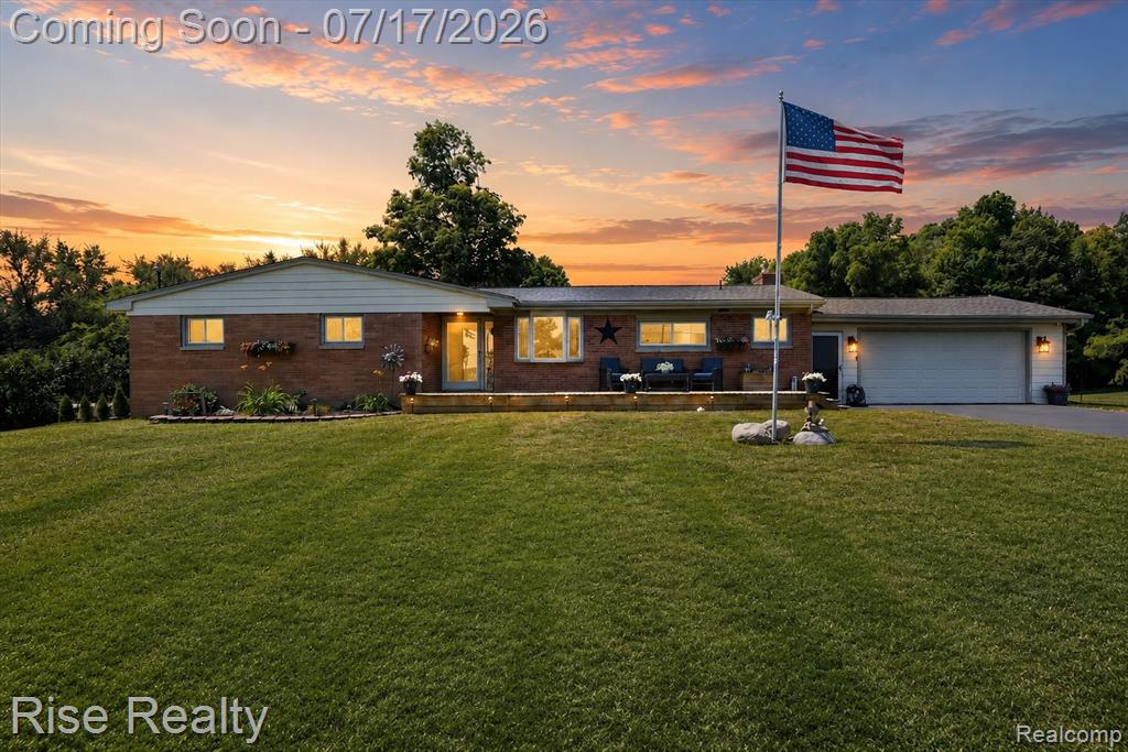 4338 S Duffield Road, Lennon Vlg, MI 48449 — front exterior
