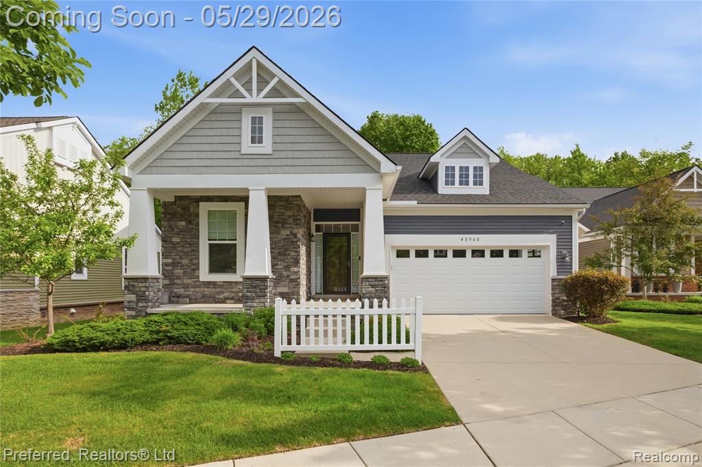 48968 Garden Lane, Canton, MI 48188 — front exterior