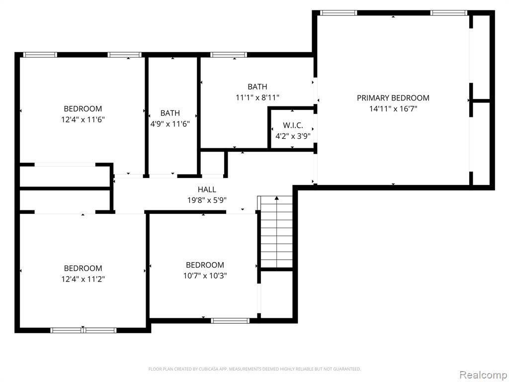 View of room layout