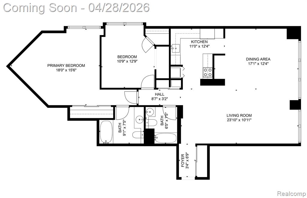 1001 W Jefferson, 11B, Detroit, MI 48226 — Photo 40