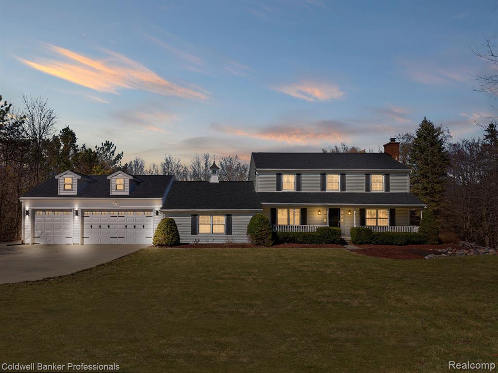 6253 7 MILE Road, South Lyon, MI 48178 — front exterior
