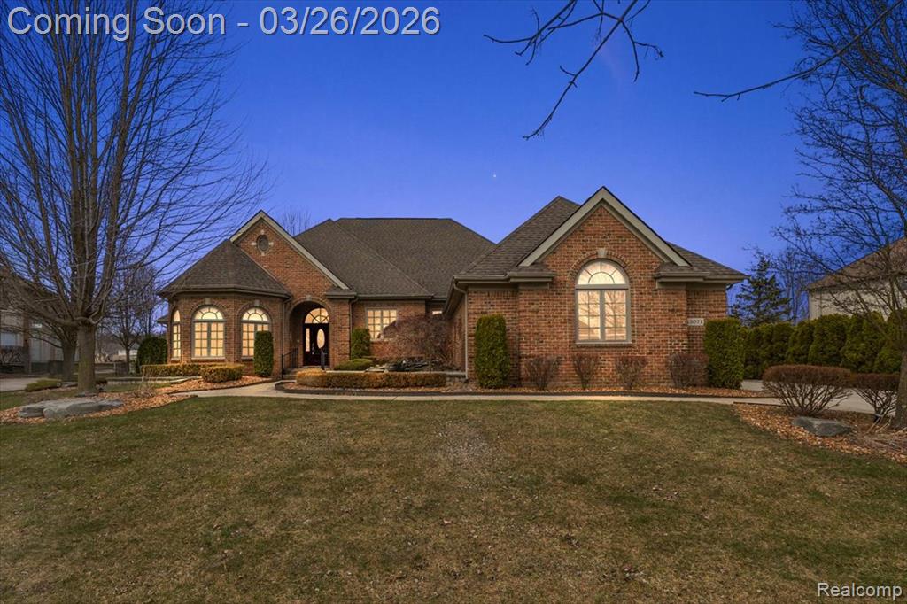 13071 Burningwood Drive, Washington, MI — front exterior