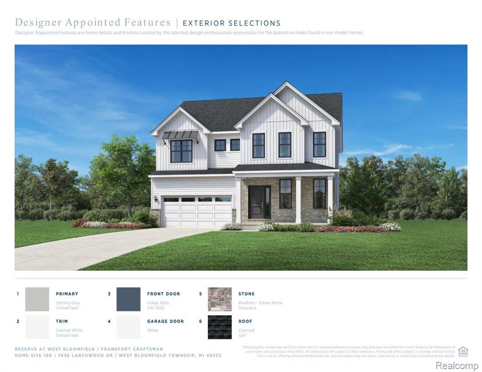 7636 Larchwood Drive, West Bloomfield, MI — front exterior