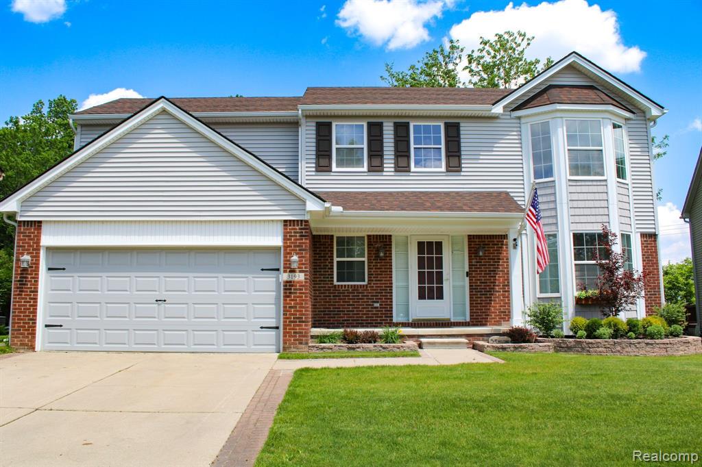 3193 RIVER MEADOW Circle, Canton, MI 48188 — front exterior