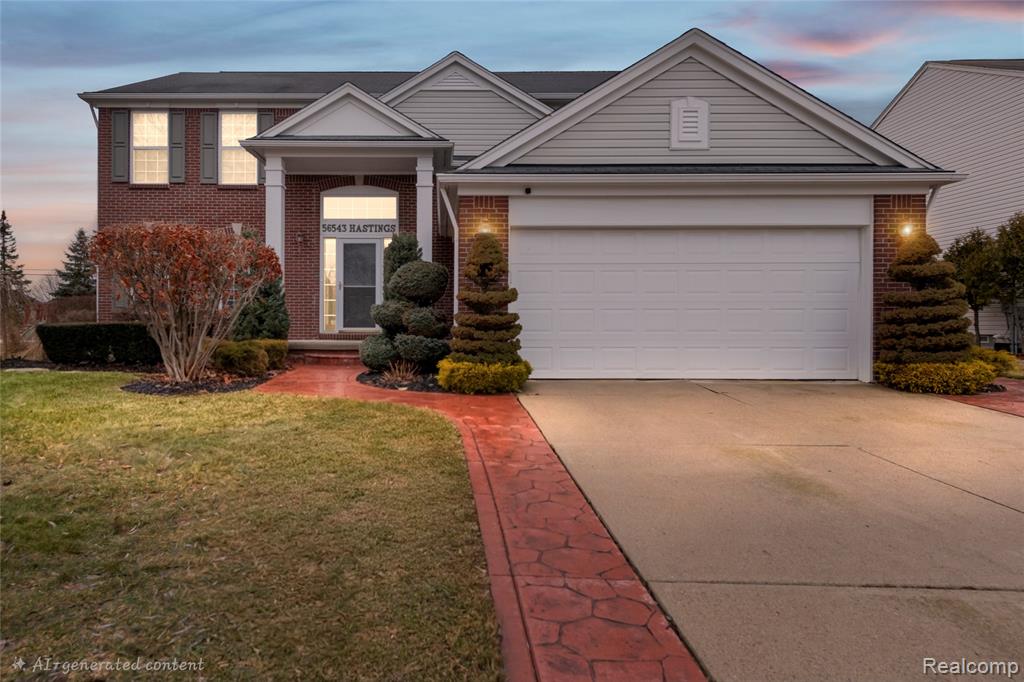 56543 Hastings Drive, Macomb, MI 48042 — front exterior