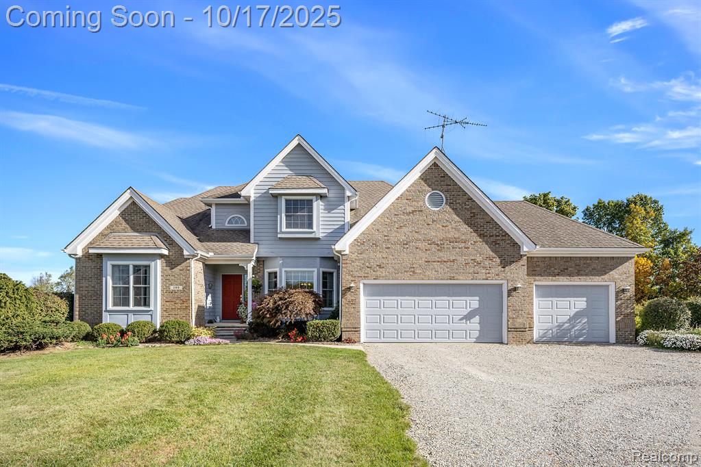 199 E Barron Road, Howell, MI 48855 — front exterior