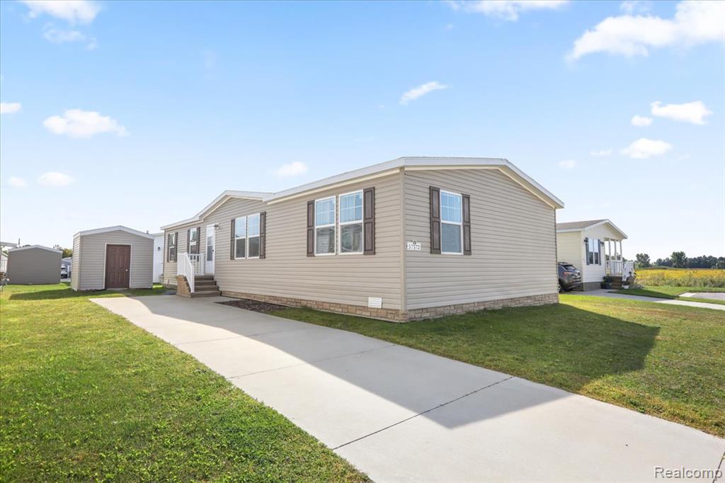 57572 Miller Court, Lenox, MI 48048 — front exterior