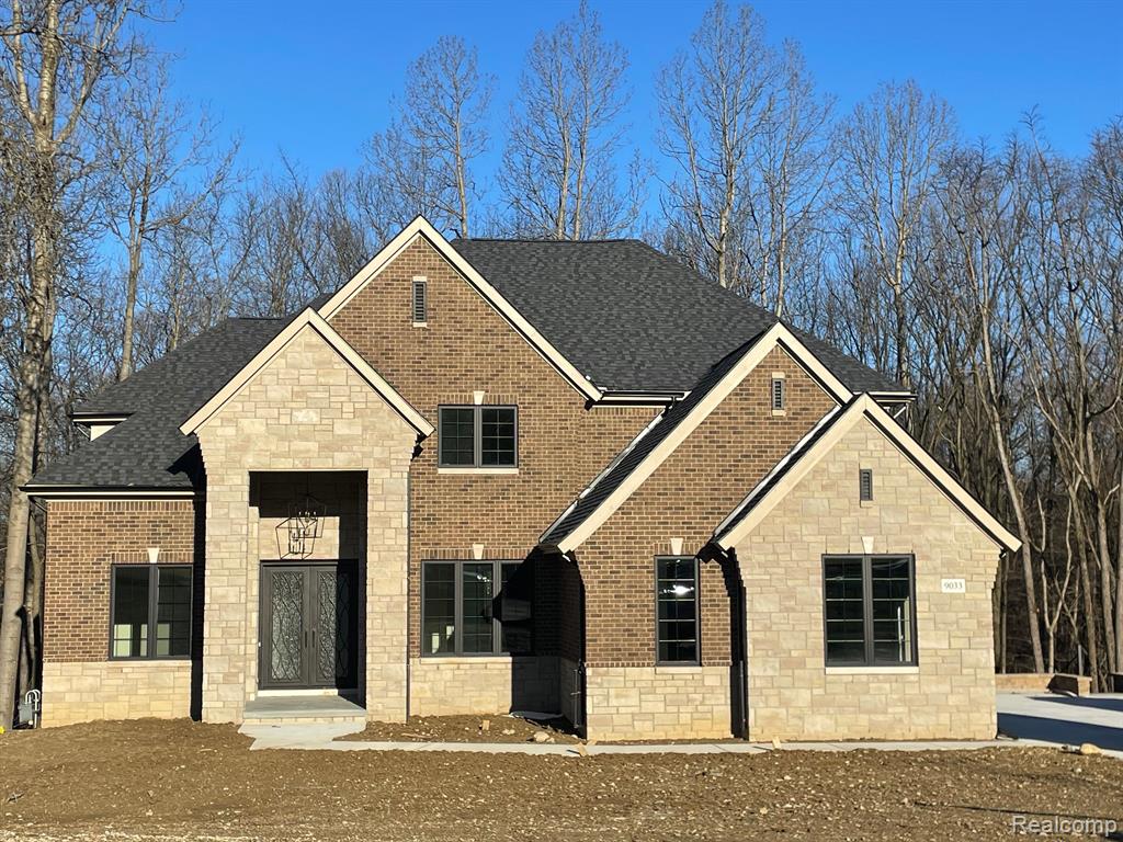 9033 DEERWOOD Road, Clarkston, MI 48348 — front exterior