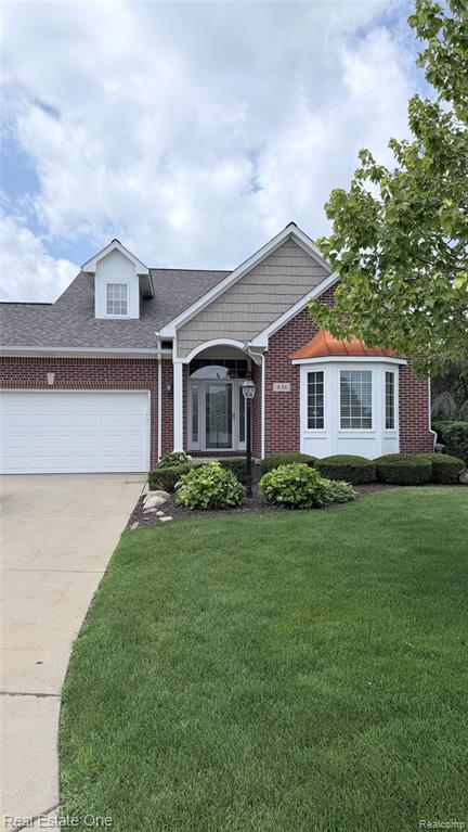 436 Delmar Court, Highland, MI — front exterior