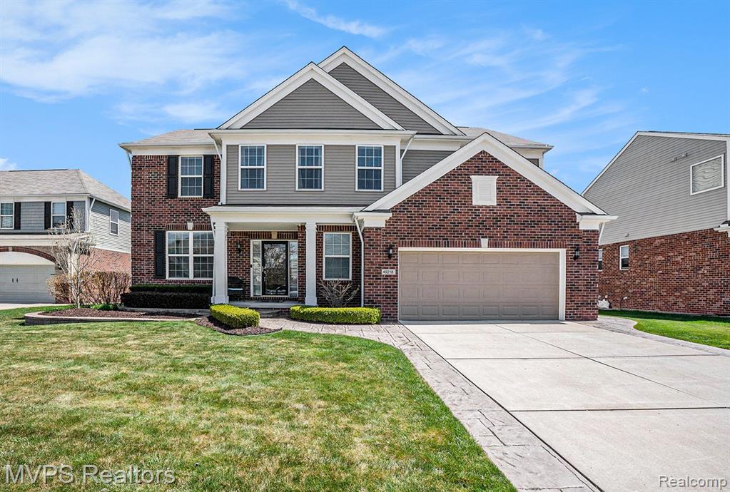 49218 CAMAROSA Lane, Macomb, MI 48044 — front exterior