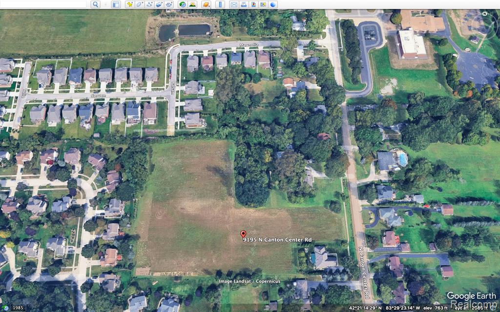 9195 N CANTON CENTER Road, Plymouth, MI 48170 — front exterior