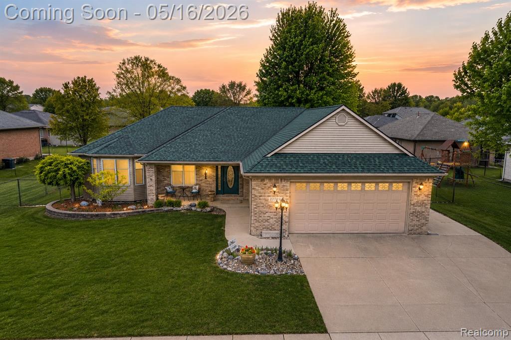 22280 John Deere Lane, Macomb, MI 48044 — front exterior