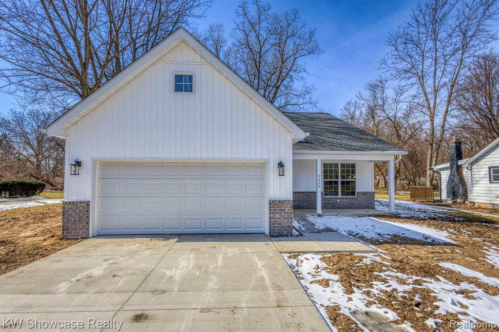New Construction Zero-Entry Ranch Home with Attached Direct Access Garage
