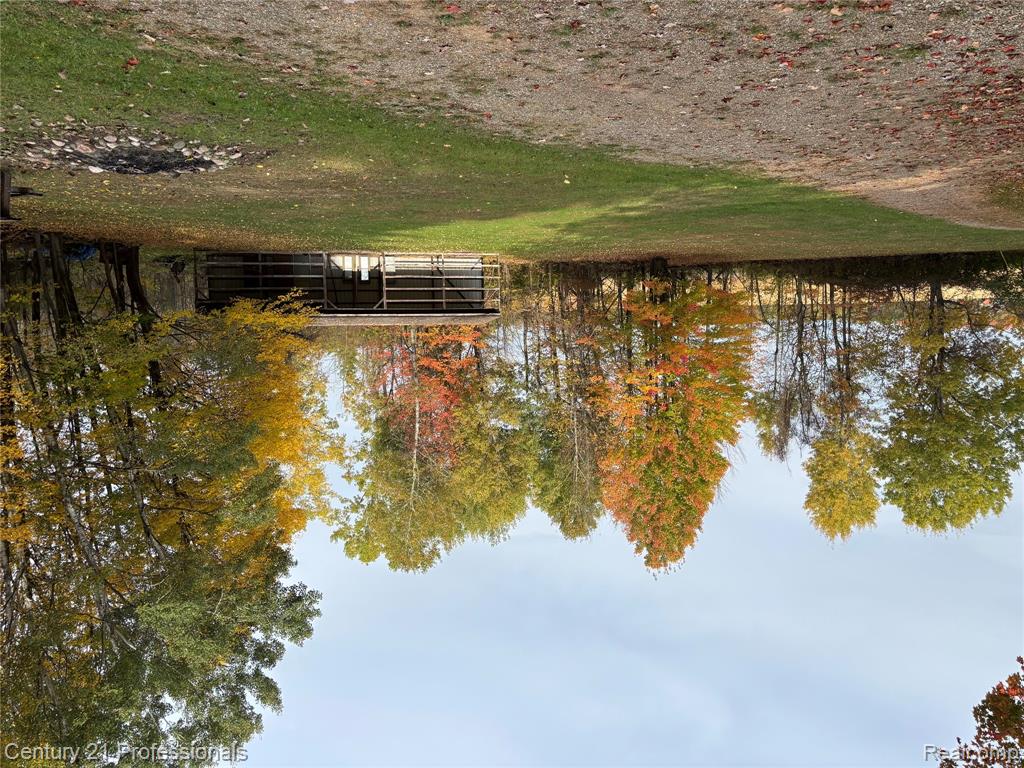 View of Front yard with Fire Pit