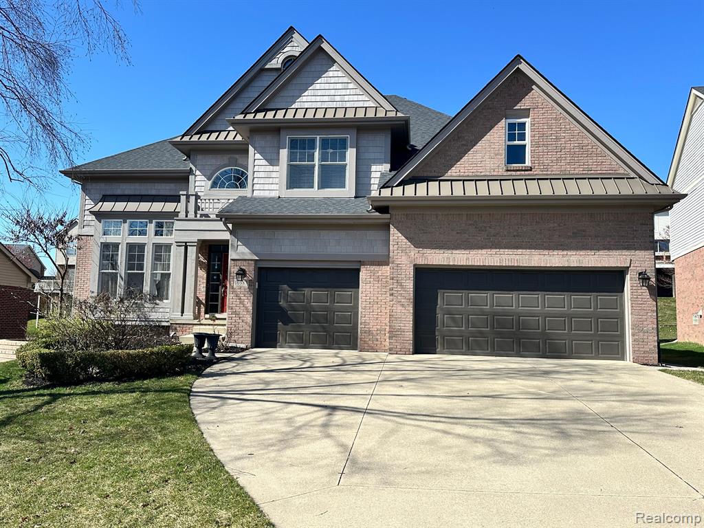 16983 COURVILLE Drive, Northville, MI 48168 — front exterior