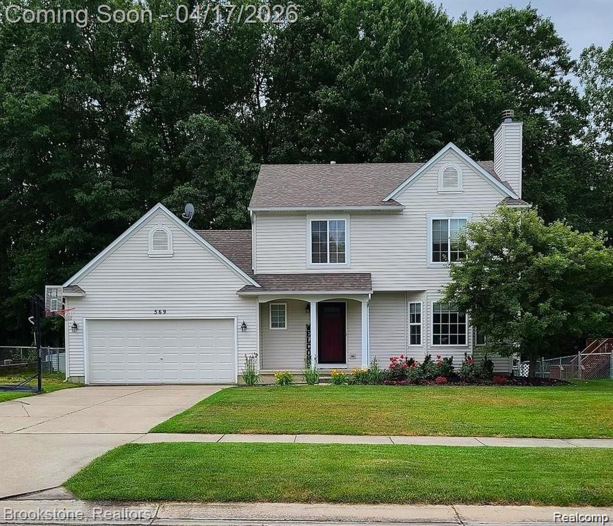 569 Cove View Drive, Waterford, MI 48327 — front exterior