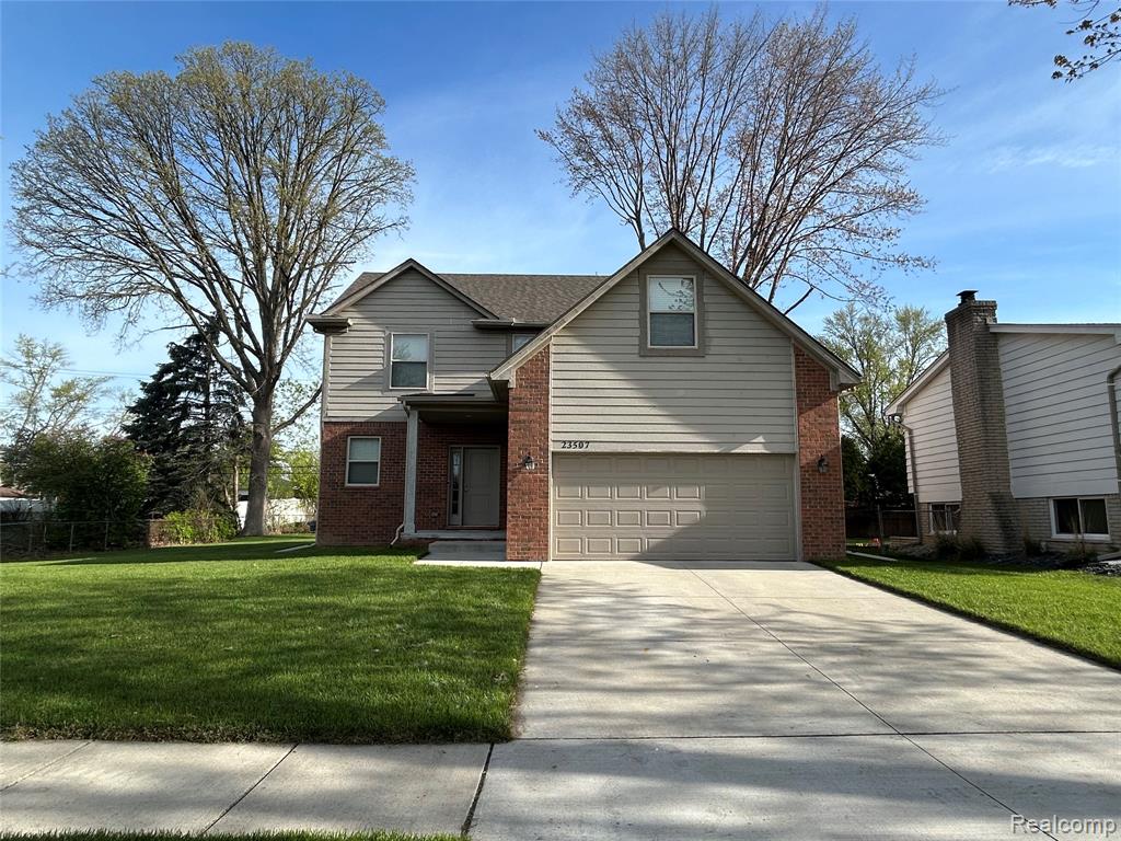 23507 King Drive, Clinton Twp, MI 48035 — front exterior