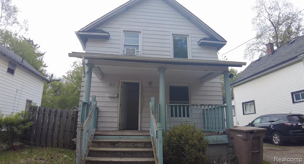 63 HAMILTON Street, Pontiac, MI 48342 — front exterior