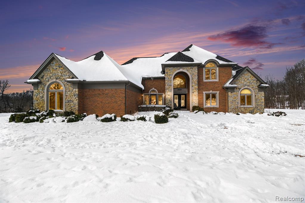 3880 Olde Farm Lane, Ortonville, MI 48462 — front exterior