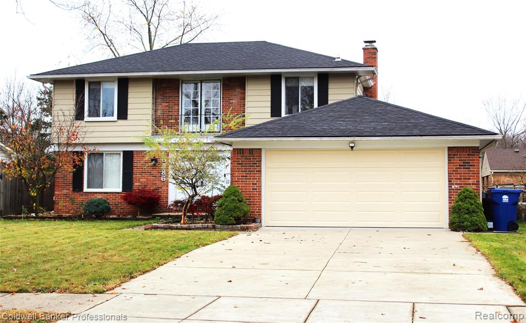 6586 CARRIAGE HILLS Drive, Canton, MI 48187 — front exterior