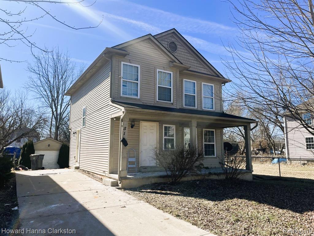 51 Forest Street, Pontiac, MI 48342 — front exterior