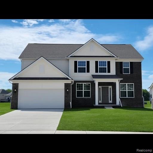 51425 Deerbrook Drive, Macomb, MI 48042 — front exterior