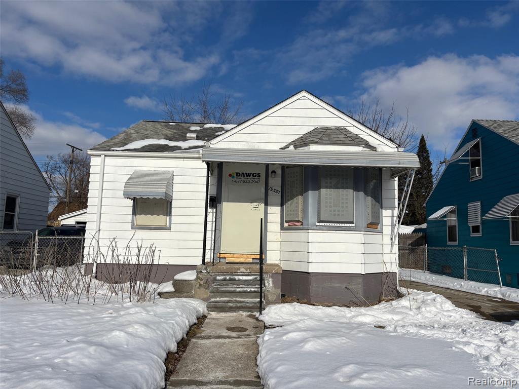19381 KENOSHA Street, Harper Woods, MI 48225 — front exterior