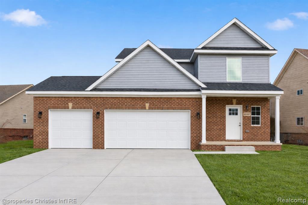 23397 Crescent Ridge Drive, New Boston, MI 48164 — front exterior