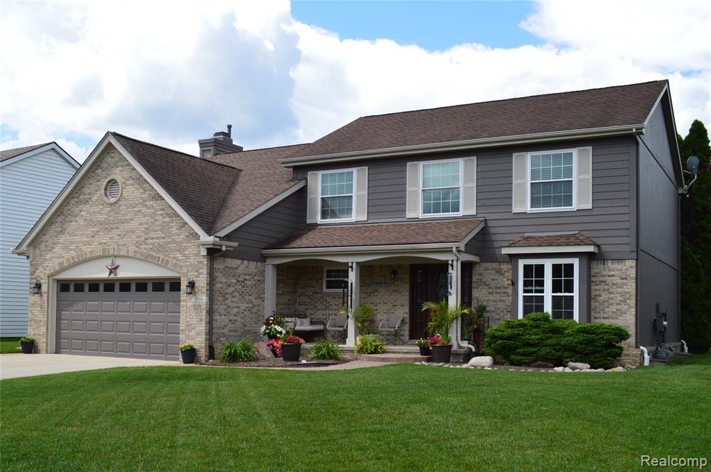 5708 Berwick Court, Clarkston, MI — front exterior