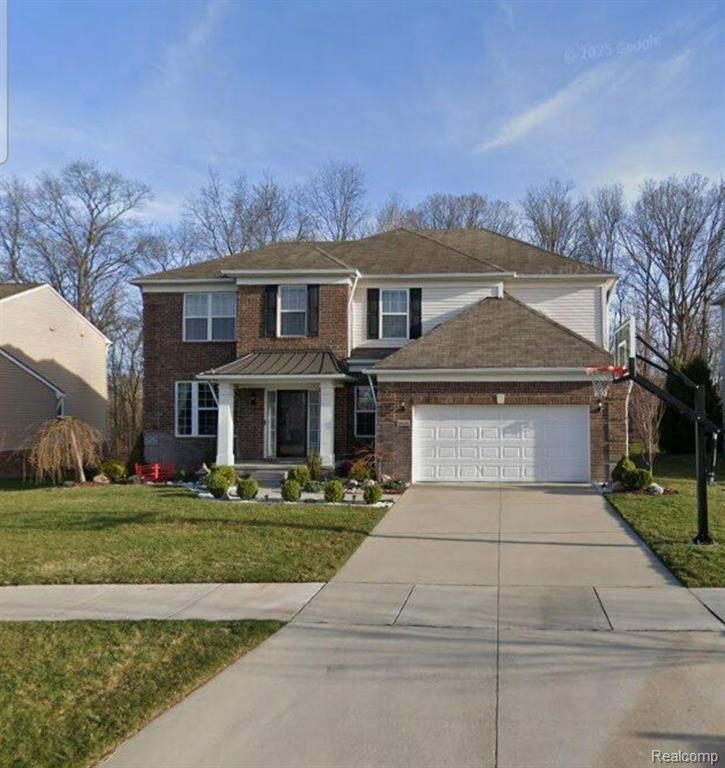 58846 Winnowing Circle N, South Lyon, MI 48178 — front exterior