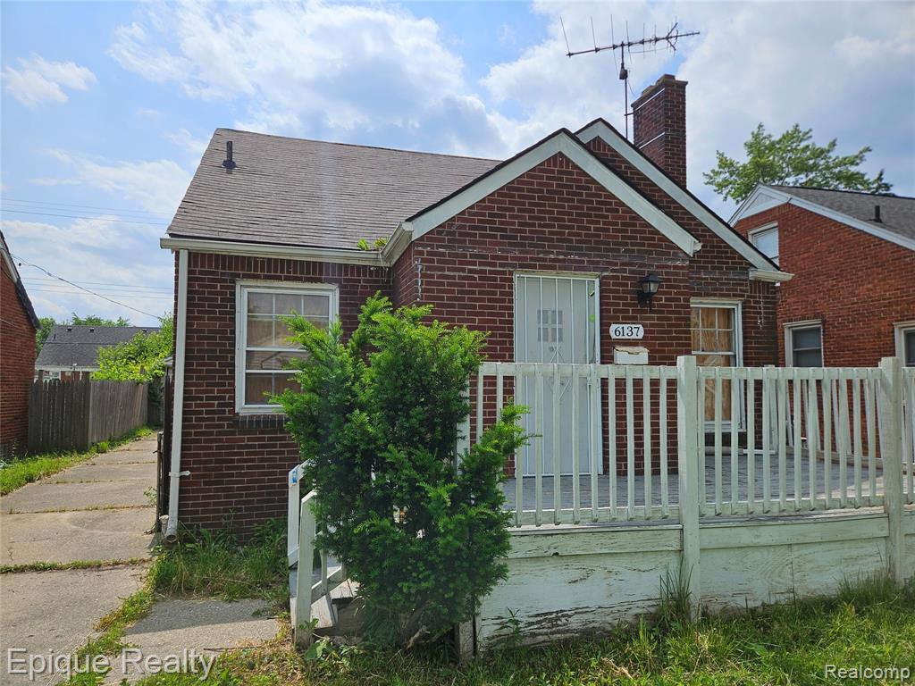 6137 Radnor Street, Detroit, MI 48224 — front exterior