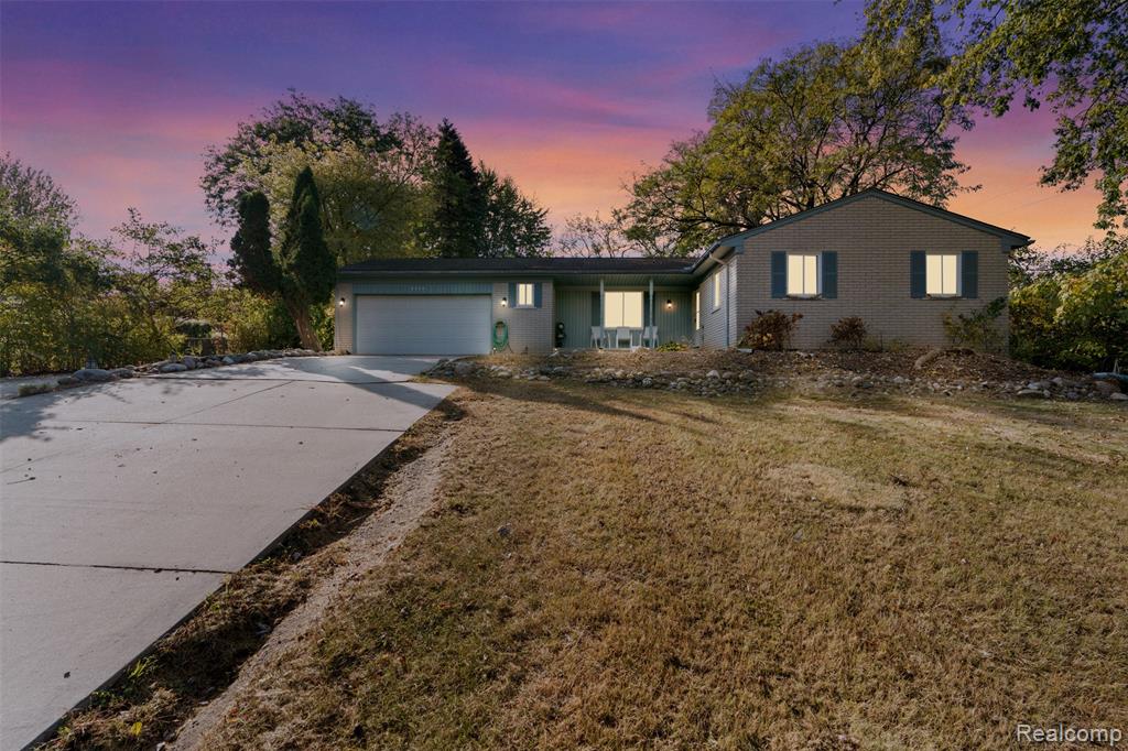 8550 33 Mile Road, Bruce, MI 48065 — front exterior