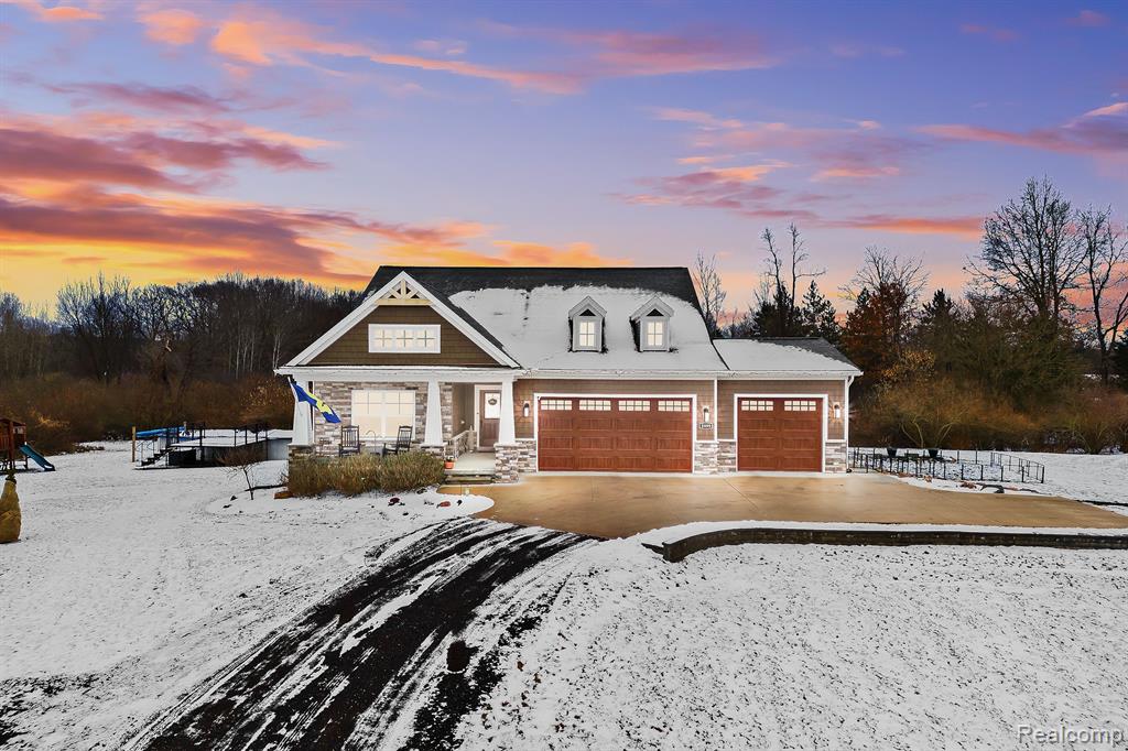5899 CHILSON Road, Howell, MI 48843 — front exterior