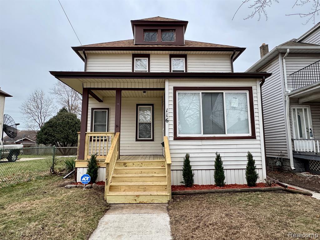 116 PINE Street, River Rouge, MI 48218 — front exterior