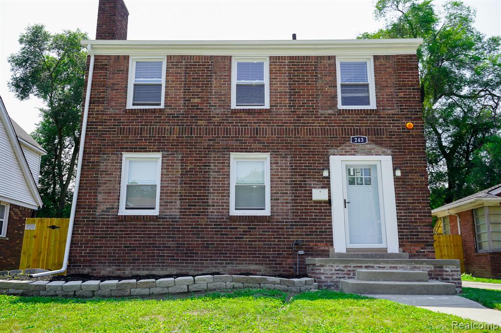 243 Newport Street, Detroit, MI 48215 — front exterior