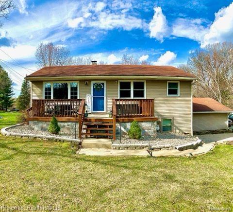 9514 CORNELL Avenue, Clarkston, MI 48348 — front exterior