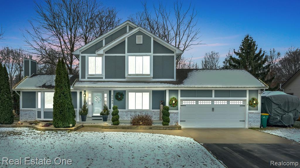 4083 W MAPLE Road, Wixom, MI 48393 — front exterior