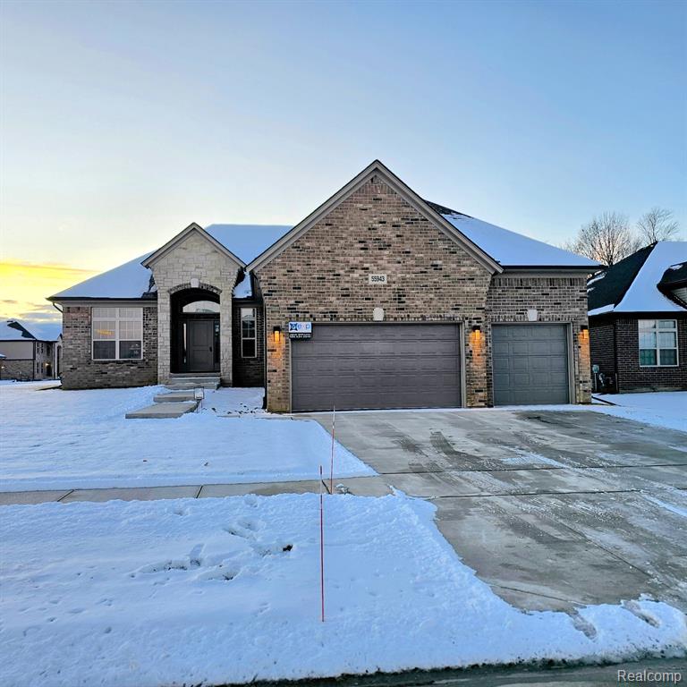 55943 IMAGE Drive, Macomb, MI 48042 — front exterior