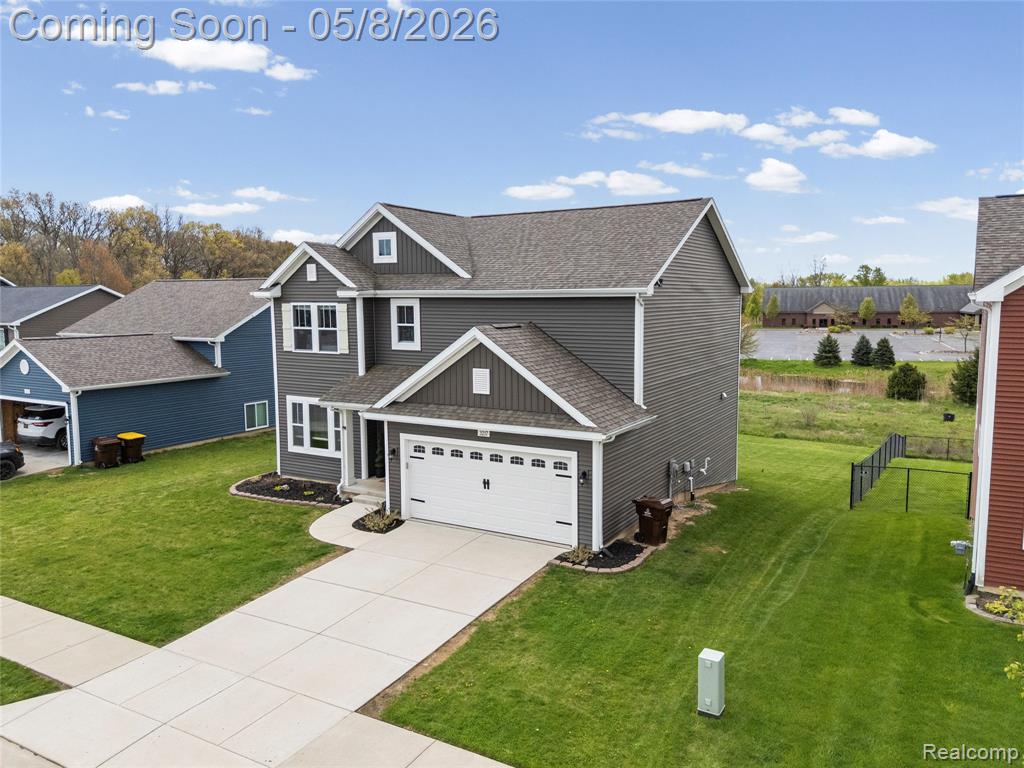 3217 Hill Hollow Lane, Howell, MI 48855 — front exterior