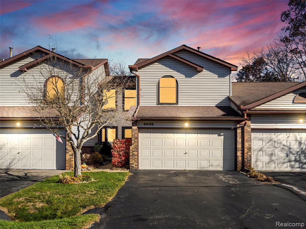 9026 E Bluewater Drive, Clarkston, MI 48348 — front exterior