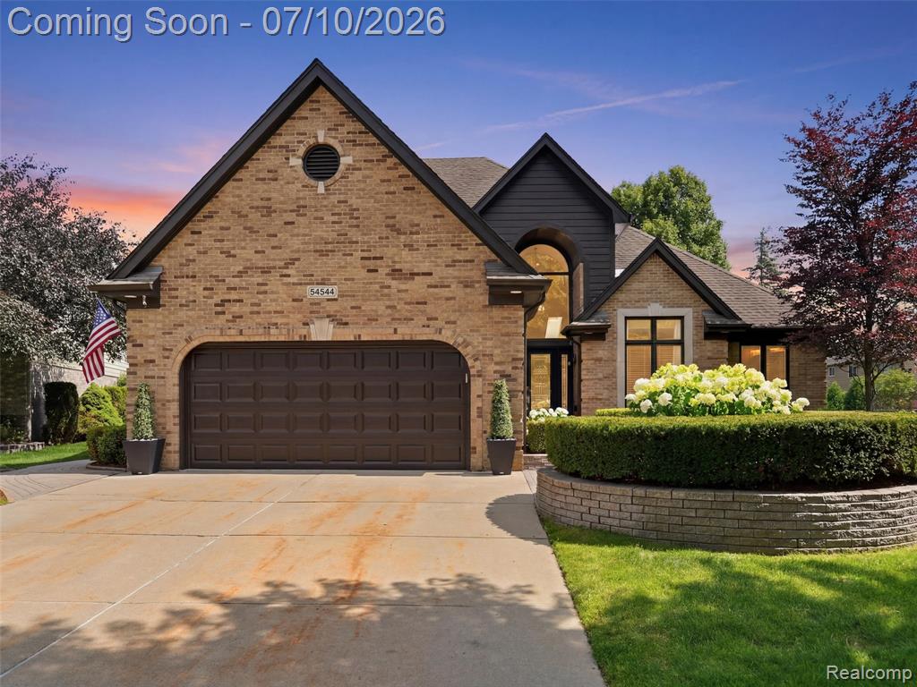 54544 Waubay Drive, Macomb, MI 48042 — front exterior