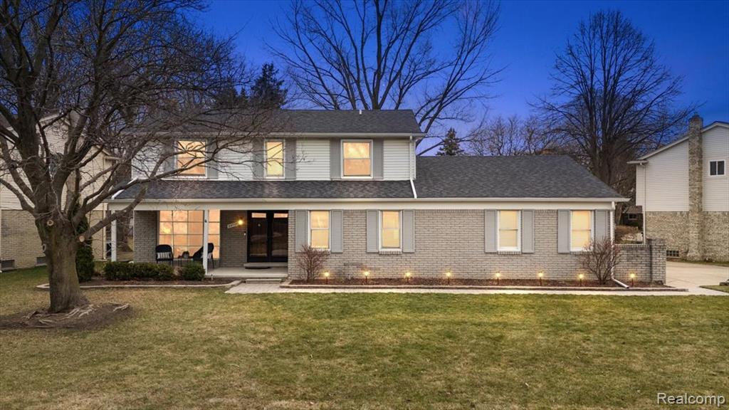 39728 Bonnie Court, Clinton Twp, MI 48038 — front exterior
