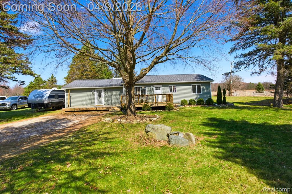 5176 Pratt Road, Metamora, MI 48455 — front exterior