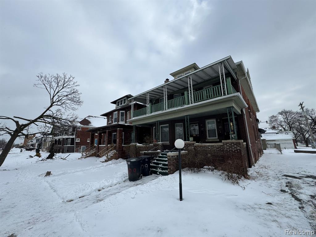 909/907 W Euclid Street, Detroit, MI 48202 — front exterior