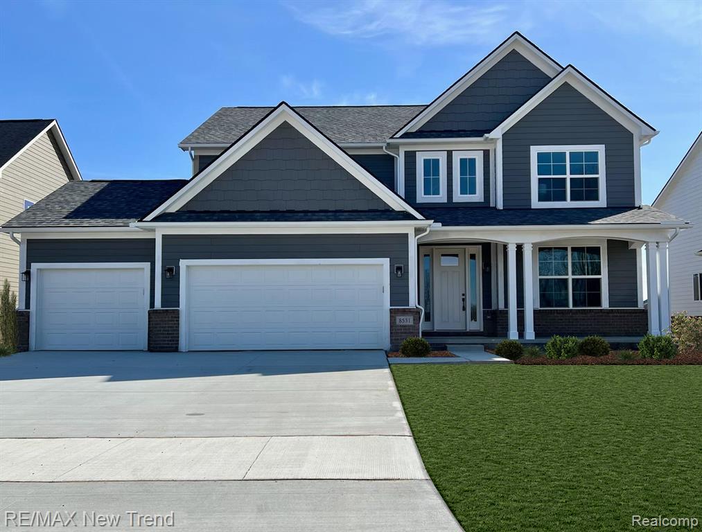 8531 JOSEPH Street, Commerce Twp, MI 48382 — front exterior