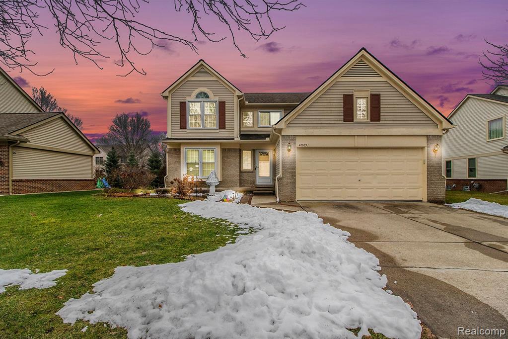 42989 BROOKSTONE Drive, Novi, MI — front exterior