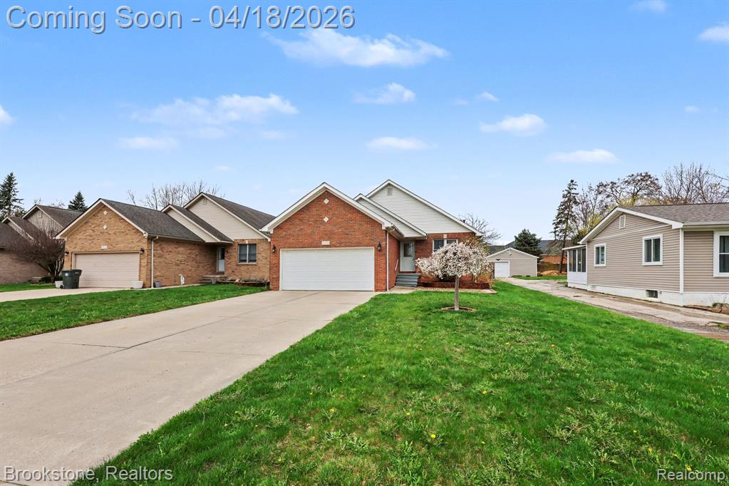 49671 Fuller Road, Chesterfield, MI — front exterior