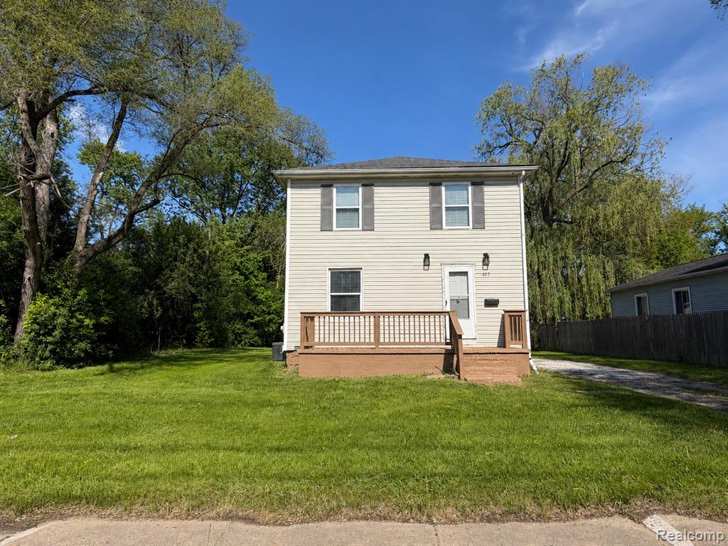 627 Franklin Road, Pontiac, MI 48341 — front exterior